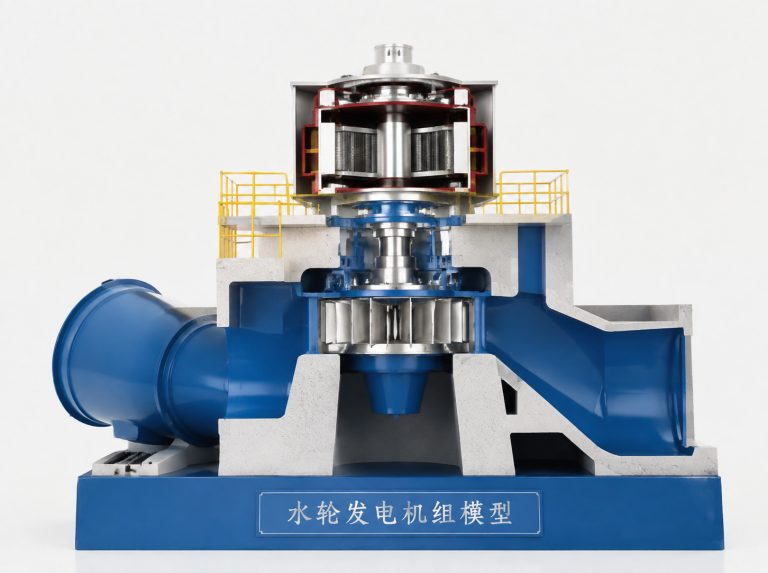 海北藏族自治州水轮发电机组剖视模型